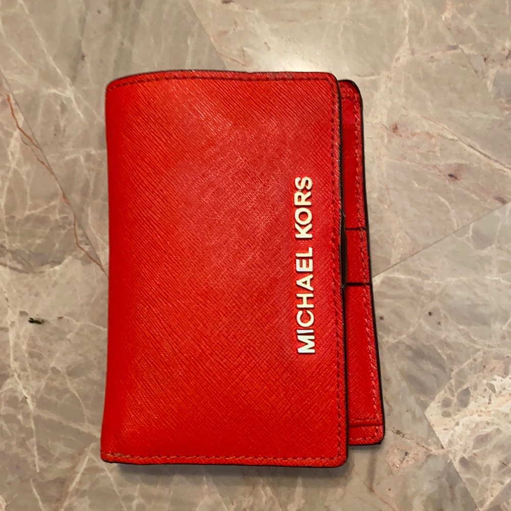 Michael Kors Small Red Wallet